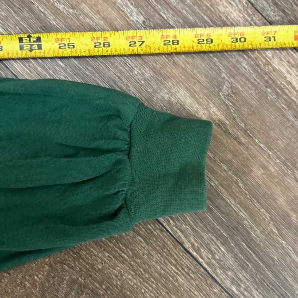 VTG Michigan State University Sweatshirt Men's Medium Green Rollneck 90s Savvy - Picture 11 of 11